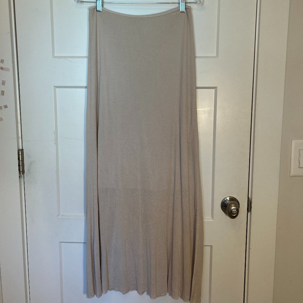 Beige Long Skirt - Beautiful People, 100% Tencel - Picture 4 of 8